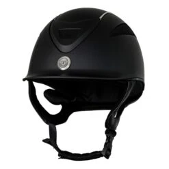 TuffRider Ventek Air Riding Helmet - Black/Silver