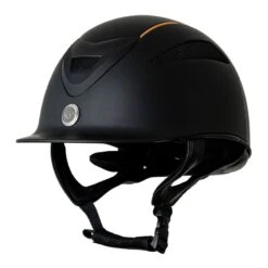 TuffRider Ventek Air Riding Helmet - Black/Rose Gold