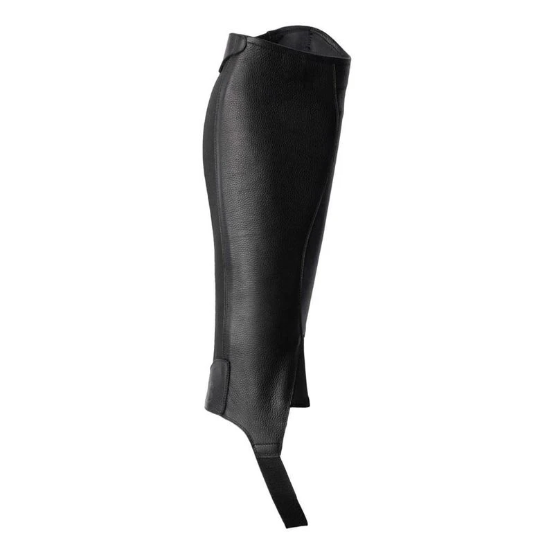 B Vertigo Chantilly Leather Half Chaps - Black Beauty 1 B Vertigo Chantilly Leather Half Chaps - Black Beauty