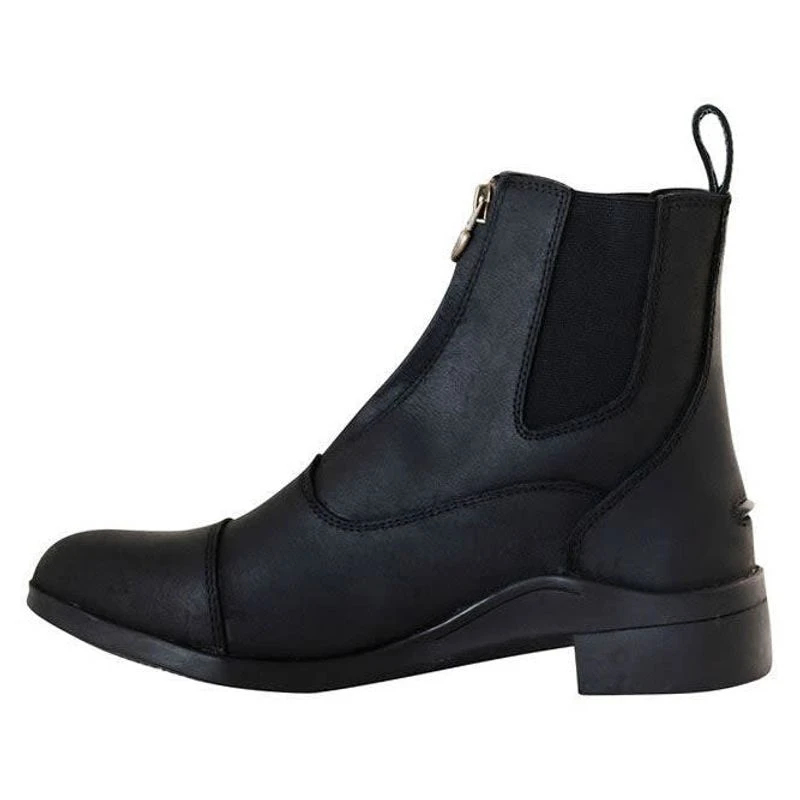 TuffRider Women's Como Waterproof Leather Paddock Boots - Black 1 TuffRider Women's Como Waterproof Leather Paddock Boots - Black