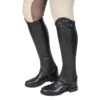 TuffRider Women's Belmont Plus Leather Half Chaps - Black