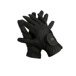 TuffRider Women's Glitter Strap Gloves - Black