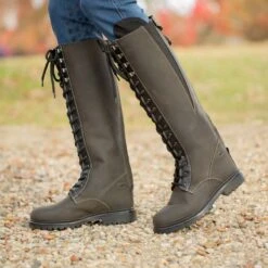 Equinavia Women's Ari Thinsulate Lace Country Boots - Brown 12 Equinavia Women's Ari Thinsulate Lace Country Boots - Brown -Tackof The Day Shop 1045648 800 800