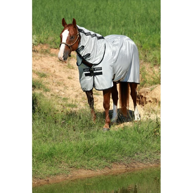 Amigo Stock Horse Flysheet - Silver/Black 1 Amigo Stock Horse Flysheet - Silver/Black