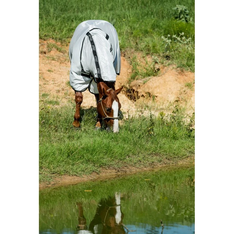 Amigo Stock Horse Flysheet - Silver/Black 2 Amigo Stock Horse Flysheet - Silver/Black - Image 2