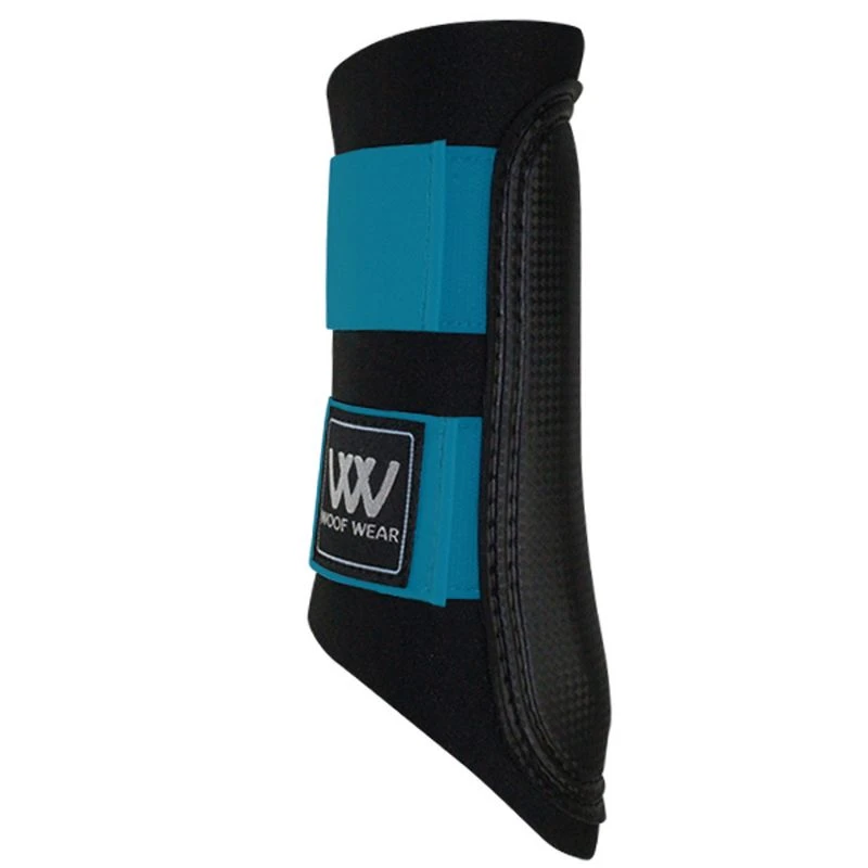 Woof Wear Sport Brushing Boot - Black/Turquoise 1 Woof Wear Sport Brushing Boot - Black/Turquoise