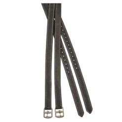 Collegiate Luxe Stirrup Leathers - Black