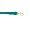 Equi-Essentials 3-Ply Cotton Lead W/Solid Brass Snap - Turquoise