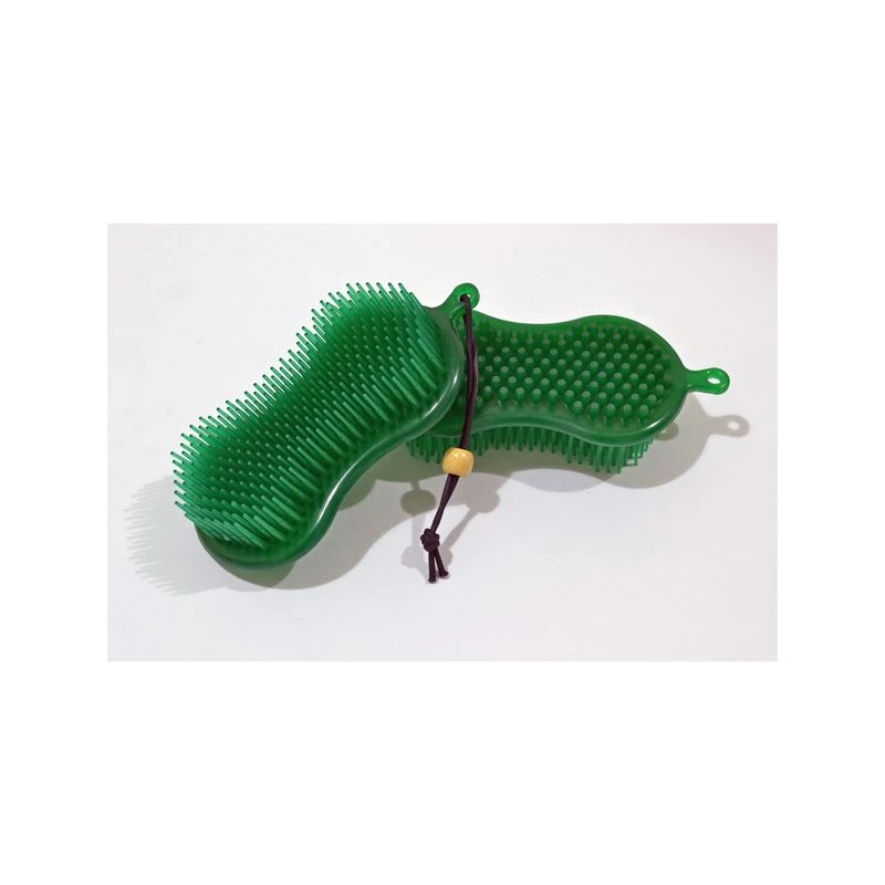Equi-Essentials EcoPure Jelly Wonder Brush - Green 1 Equi-Essentials EcoPure Jelly Wonder Brush - Green