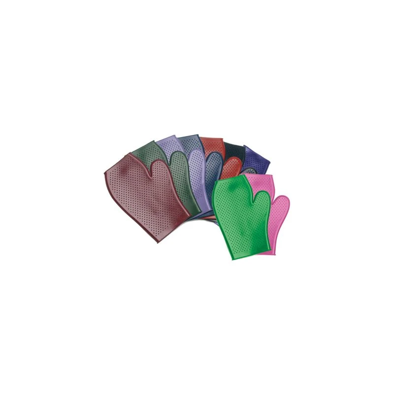 Equi-Essentials EcoPure Rubber Grooming Mitt - Hunter Green 1 Equi-Essentials EcoPure Rubber Grooming Mitt - Hunter Green
