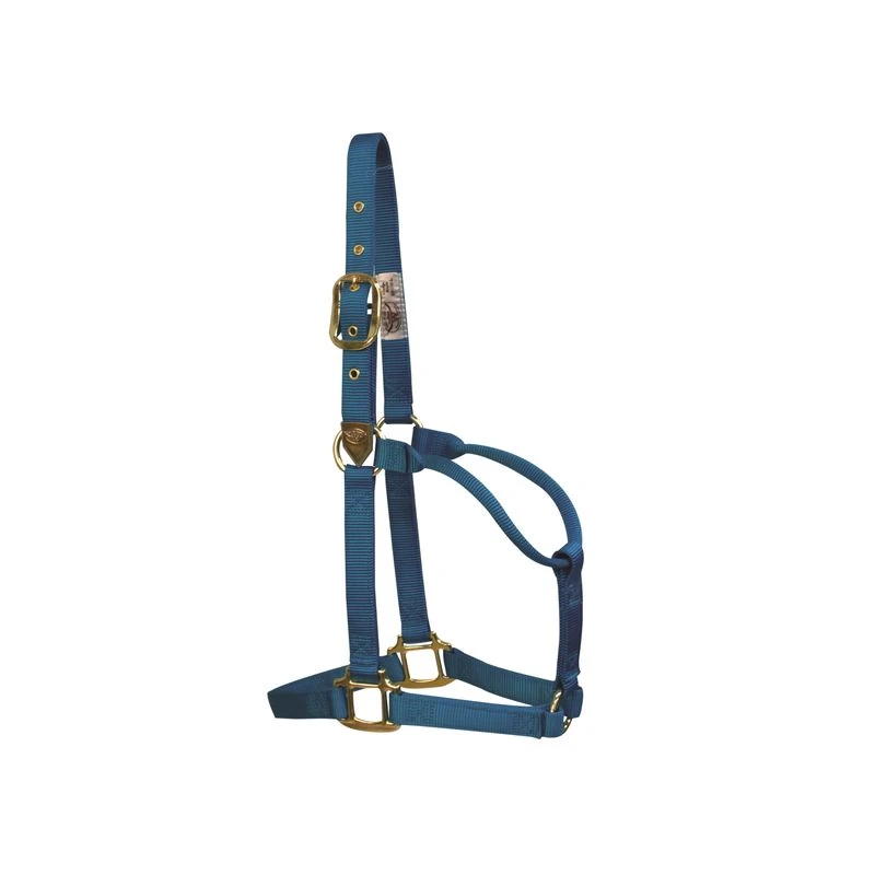 Western Rawhide Signature Classic Halter - Hurricane Blue 1 Western Rawhide Signature Classic Halter - Hurricane Blue