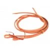 Western Rawhide 1/2" Reins With Water Loops And Heavy Ends - Oiled Harness Leather