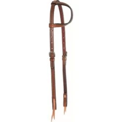 Western Rawhide Country Legend BasicOne Ear Headstall - Chestnut