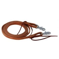 Western Rawhide 5/8" Roping Reins - Harness Leather
