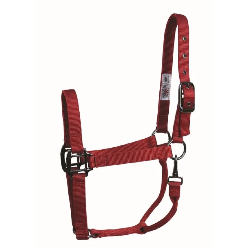 Western Rawhide SignatureFashion Halter W/Black Nickel Finish Hardware - Red 1 Western Rawhide SignatureFashion Halter W/Black Nickel Finish Hardware - Red