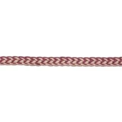 Western Rawhide 1" Braided Barrel Reins - Burgundy/Tan