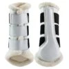 Horze Wilton Fleece Lined Brushing Boots - White