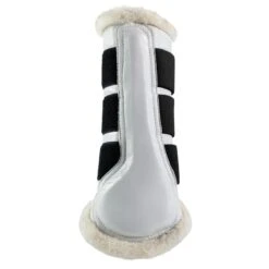 Horze Wilton Fleece Lined Brushing Boots - White -Tackof The Day Shop 361959 800 800