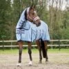 Horze Freja Belly Guard Combo Fly Sheet - Light Blue