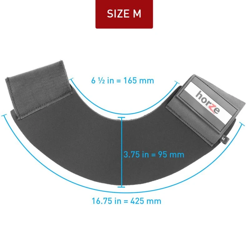 Horze Pro Bell Boots - Blue 2 Horze Pro Bell Boots - Blue - Image 2