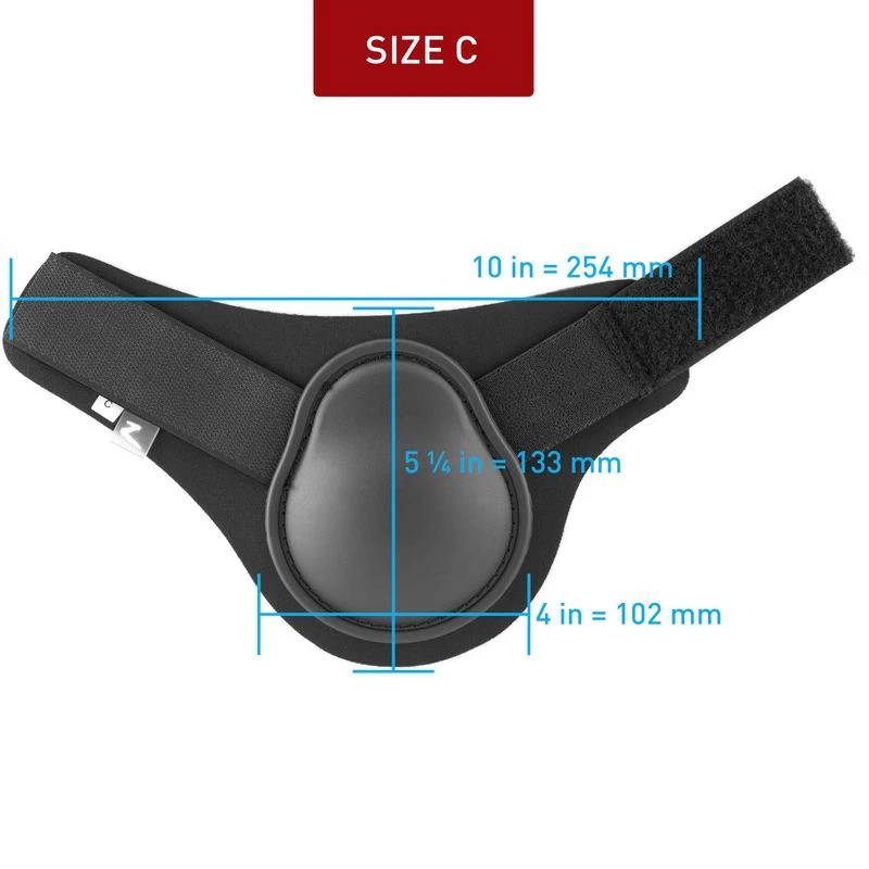 Horze Fetlock Boots - White/Grey 2 Horze Fetlock Boots - White/Grey - Image 2