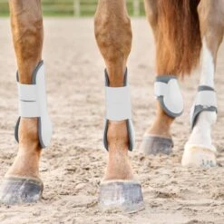 Horze Tendon Boots - White/Grey -Tackof The Day Shop 378000 800 800
