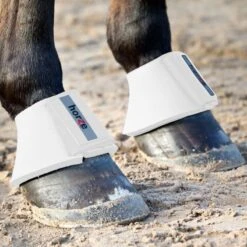 Horze Pro Bell Boots - White -Tackof The Day Shop 382714 800 800
