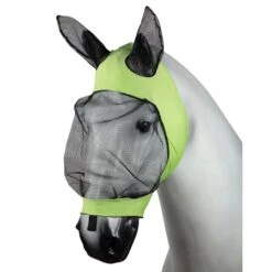 Horze Soft Stretch Fly Mask - Light Green
