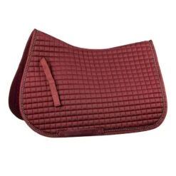 Horze Duchess All Purpose Saddle Pad - Port Royale Dark Red