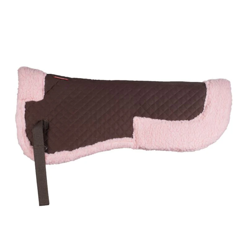 Horze Fur Half Pad - Pink 1 Horze Fur Half Pad - Pink