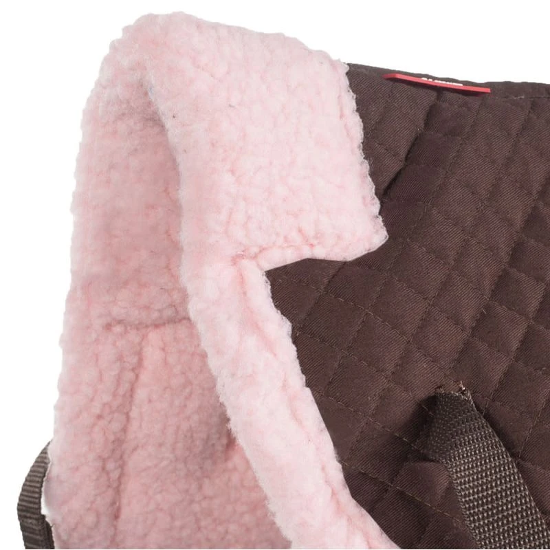 Horze Fur Half Pad - Pink 2 Horze Fur Half Pad - Pink - Image 2