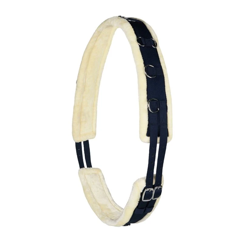 Horze Lunging Surcingle - Dark Blue 1 Horze Lunging Surcingle - Dark Blue