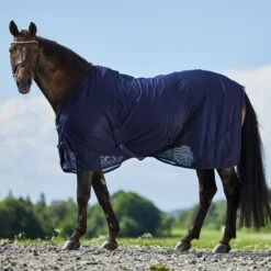 Horze Turin Net Cooler Blanket - Dark Blue -Tackof The Day Shop 387476 800 800