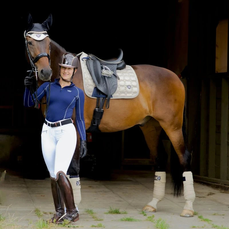 Woof Wear Vision Ergonomic Ear Net - Black/Champagne 2 Woof Wear Vision Ergonomic Ear Net - Black/Champagne - Image 2