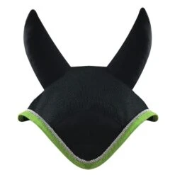 Woof Wear Ergonomic Ear Net - Black/Lime