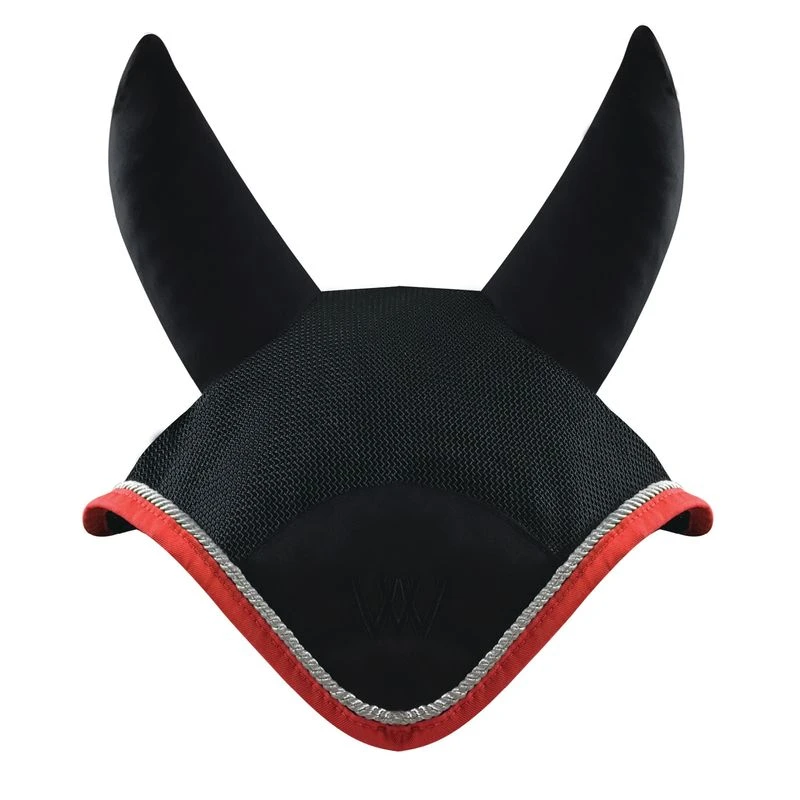 Woof Wear Ergonomic Ear Net - Black/Royal Red 1 Woof Wear Ergonomic Ear Net - Black/Royal Red