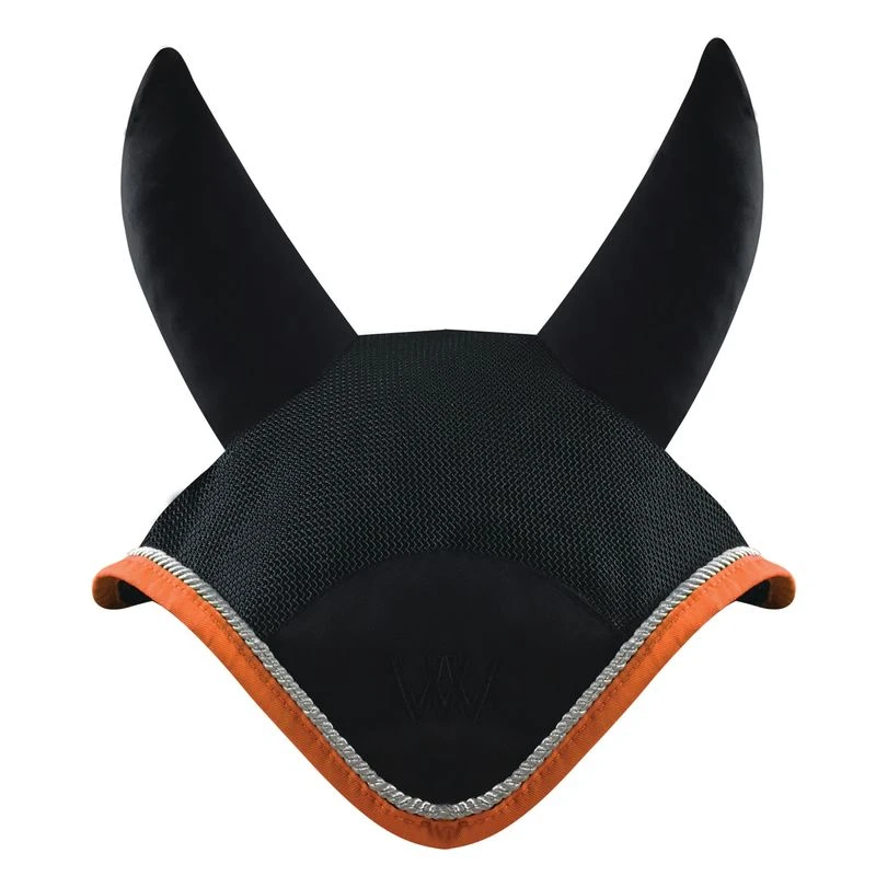 Woof Wear Ergonomic Ear Net - Black/Orange 1 Woof Wear Ergonomic Ear Net - Black/Orange