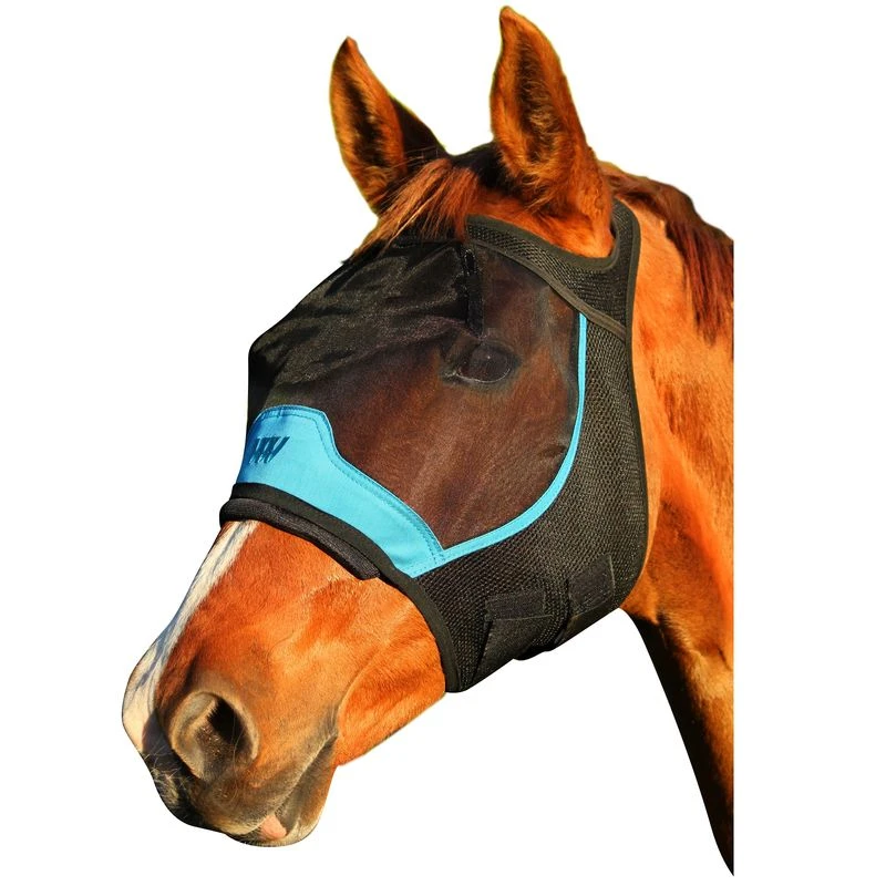 Woof Wear UV Fly Mask W/o Ears - Black/Blue 1 Woof Wear UV Fly Mask W/o Ears - Black/Blue