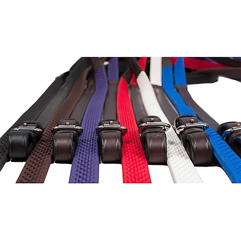 Nunn Finer Soft Grip Pony Reins - Purple 2 Nunn Finer Soft Grip Pony Reins - Purple - Image 2