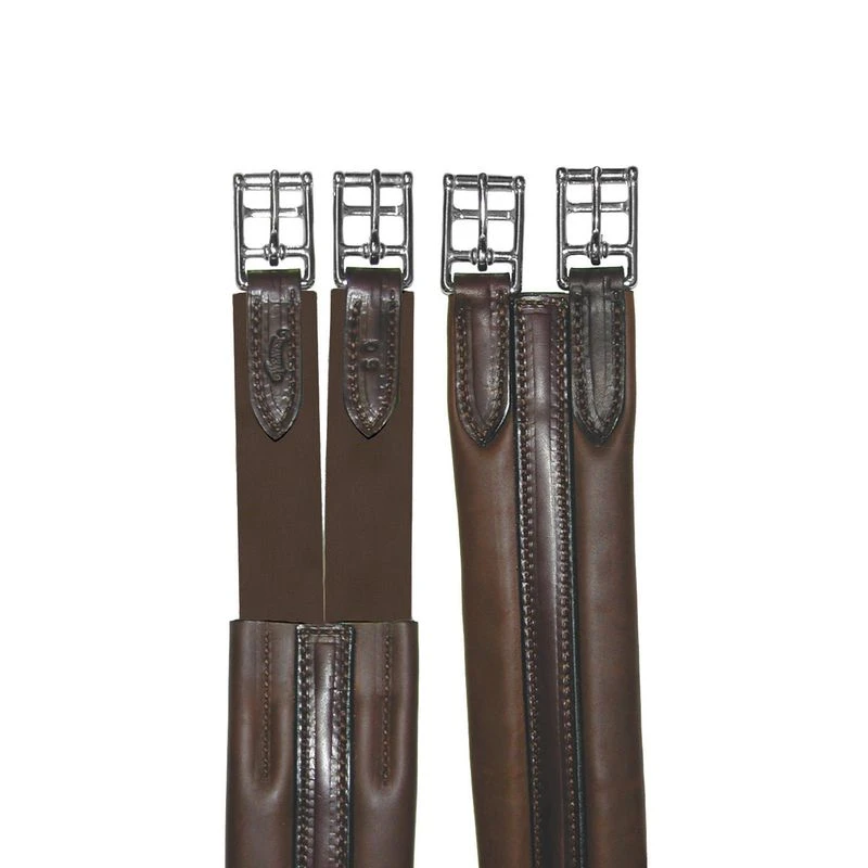 Nunn Finer Contour Elastic Single End Girth - Havana 1 Nunn Finer Contour Elastic Single End Girth - Havana