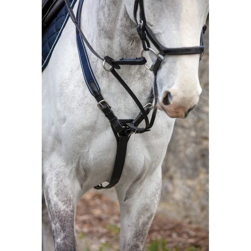 Rambo Micklem Breastplate - Black 1 Rambo Micklem Breastplate - Black