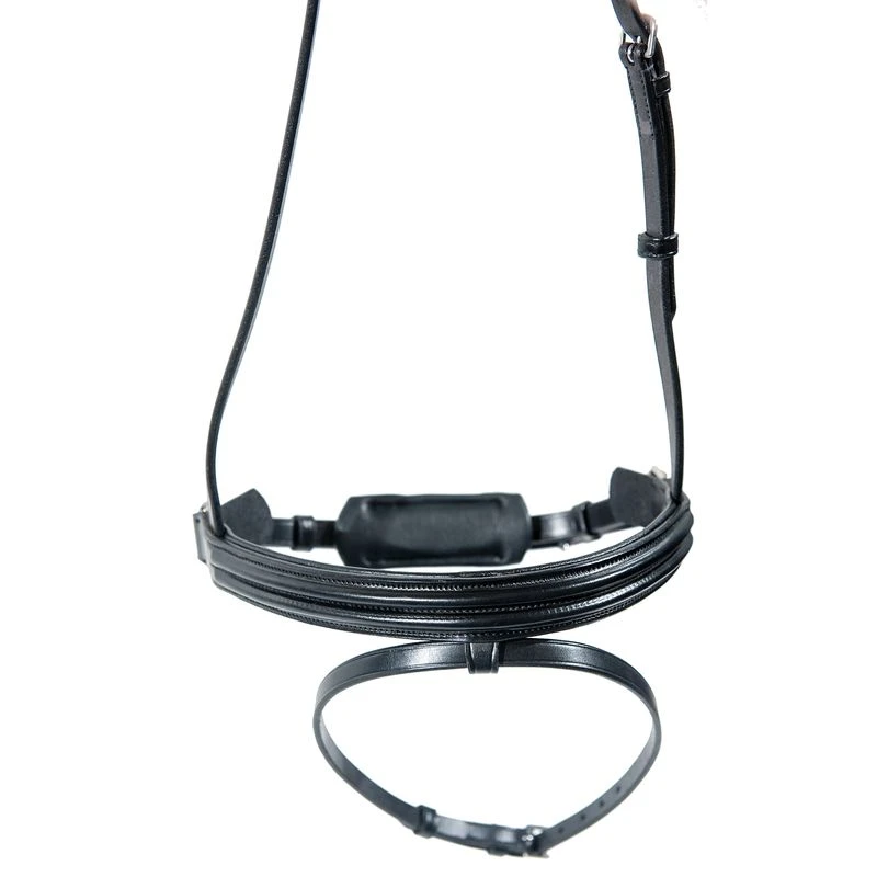 Nunn Finer Gifted Flash Dressage Bridle - Black 2 Nunn Finer Gifted Flash Dressage Bridle - Black - Image 2