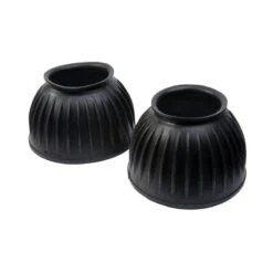 Saxon Pull On Bell Boots - Black