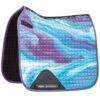 Weatherbeeta Prime Marble Dressage Saddle Pad - Purple Swirl