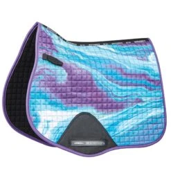Weatherbeeta Prime Marble All Purpose Saddle Pad - Purple Swirl