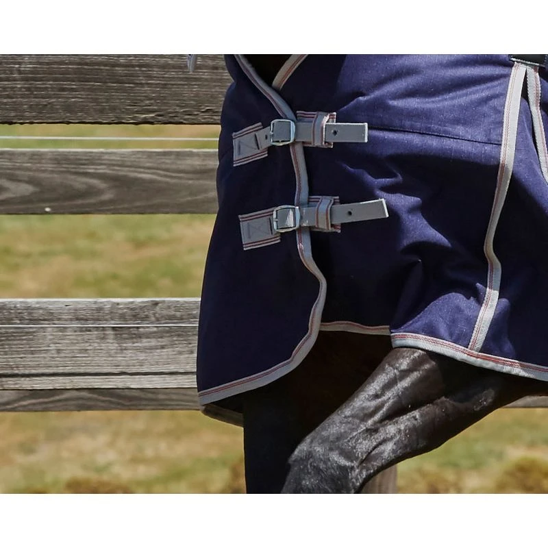 Weatherbeeta Comfitec Essential Standard Neck Heavy - Navy/Silver/Red 2 Weatherbeeta Comfitec Essential Standard Neck Heavy - Navy/Silver/Red - Image 2