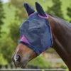 Weatherbeeta Comfitec Durable Mesh Mask W/Ears - Navy/Purple