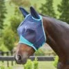 Weatherbeeta Comfitec Fine Mesh Mask W/Ears - Navy/Turquoise