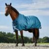 Horze Turin Lightweight Turnout Blanket 50g - Petrol Blue