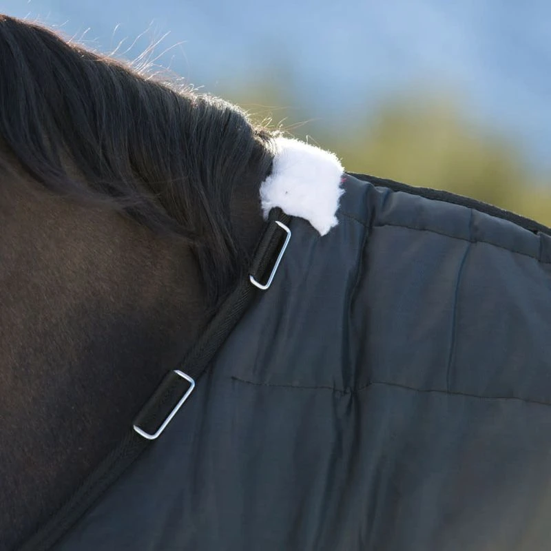 Horze Nevada Heavy Weight Stable Blanket 400g - Black 2 Horze Nevada Heavy Weight Stable Blanket 400g - Black - Image 2